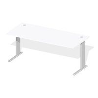 Schreibtisch Comfort M MULTI M Dekor weiß, Gestell...