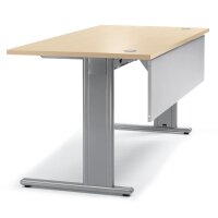 Schreibtisch Basic M MULTI M Ahorndekor, Gestell...