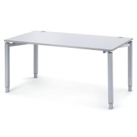 Schreibtisch CONCEPT LINE Dekor lichtgrau, Gestell...