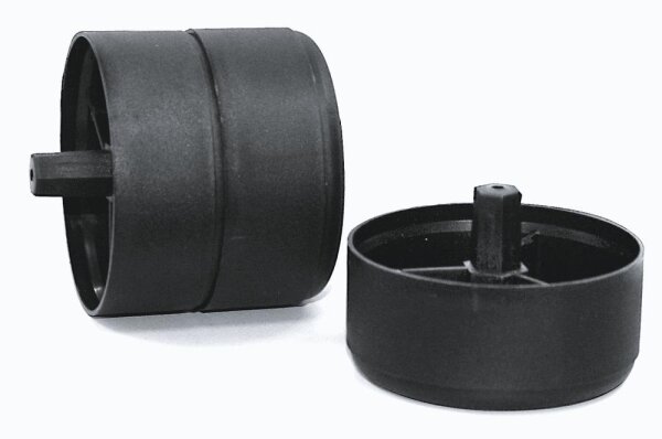 Aufstockelement für Fußgleiter PROFI und MULTI MODUL für alle StandcontainerKunststoff schwarz, H 20 mm, VE = 4 Stck