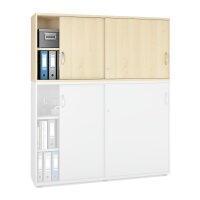 Schiebetüren-Aufsatzschrank MULTI M pro AhorndekorB 1600 x H 750 x T 420 mm