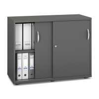 Schiebetürenschrank MULTI M pro Dekor anthrazitB 1000 x H 780 x T 420 mm