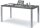 Schreibtisch 4-Fuß Basic EVO Dekor anthrazit, Gestell Alusilber RAL 9006B 2000 x T 800 x H 730 mm