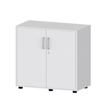 Flügeltürenschrank EVO Dekor lichtgrauB 800 x H 785 x T 420 mm