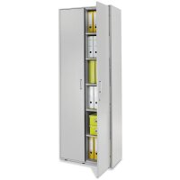 Flügeltürenschrank EVO Dekor lichtgrauB 800 x H 2215 x T 420 mm