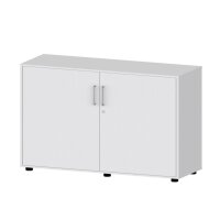 Flügeltürenschrank EVO Dekor lichtgrauB 1200 x H 785 x T 420 mm