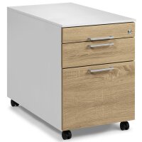 Rollcontainer EVO Korpus Dekor weiß, Fronten...