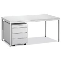 Schreibtisch BASE L mit Rollcontainer 1 Schreibtisch, 1...