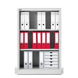 Warmhaltevitrine mit 3 Auslagen, HENDI, 160 Liter,...