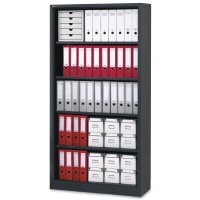 Regal BASE L Stahl, anthrazit RAL 7021B 1200 x H 1950 x T...