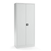 Flügeltürenschrank BASE L Stahl, Lichtgrau RAL...