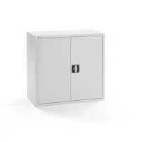 Flügeltürenschrank BASE L Stahl, Lichtgrau RAL...