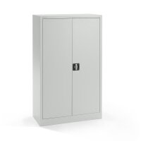Flügeltürenschrank BASE L Stahl, Lichtgrau RAL...