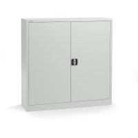Flügeltürenschrank BASE L Stahl, Lichtgrau RAL...
