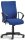 Bürodrehstuhl DV 10 mit Armlehnen Fußkreuz Polyamid schwarzBezug Stoff Basic D, Farbe blau