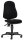 Bürostuhl BASE ART 60 ohne Armlehnen Fußkreuz Polyamid schwarzBezug Stoff Basic MP, Farbe schwarz