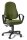 Bürostuhl BASE ART 60 mit Armlehnen Fußkreuz Polyamid schwarzBezug Stoff Basic MP, Farbe grün