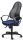 Bürodrehstuhl COMFORT NET mit Armlehnen Fußkreuz Polyamid schwarzBezug Sitz Stoff Basic G, Farbe blau