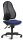 Bürodrehstuhl COMFORT NET ohne Armlehnen Fußkreuz Polyamid schwarzBezug Sitz Stoff Basic G, Farbe blau