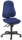 Bürodrehstuhl COMFORT I ohne Armlehnen Fußkreuz Polyamid schwarzBezug Stoff Basic G, Farbe blau