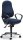 Bürodrehstuhl COMFORT I mit Armlehnen Fußkreuz Polyamid schwarzBezug Stoff Basic G, Farbe dunkelblau