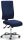 Bürodrehstuhl COMFORT R BIG DELUXE ohne Armlehnen Fußkreuz Stahl inkl. Gasfeder verchromtBezug Stoff Basic G, Farbe dunkelblau