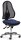 Bürodrehstuhl COMFORT NET DELUXE ohne Armlehnen Fußkreuz verchromtBezug Stoff Basic G, Farbe dunkelblau