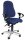Bürostuhl SITNESS 40 mit Armlehnen Fußkreuz verchromtBezug Stoff Basic G, Farbe blau