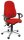 Bürostuhl SITNESS 40 mit Armlehnen Fußkreuz verchromtBezug Stoff Basic G, Farbe rot