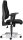 Bürostuhl TRENTO mit Armlehnen Fußkreuz Aluminium poliertBezug Stoff Basic G, Farbe schwarz