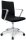 Konferenzstuhl TURN mit Armlehnen Fußkreuz verchromtBezug Filz L, Farbe schwarz