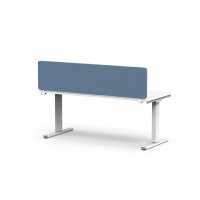 Tischtrennwand LUNA Board hellblauH 387 x B 800 mm