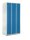 Garderobenspinde ohne Unterbau Korpus Lichtgrau, Türen LichtblauH 1700 x B 870 x T 500 mm