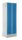 Garderobenspinde mit Sockel Korpus Lichtgrau, Türen LichtblauH 1800 x B 590 x T 500 mm