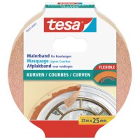 tesa KURVEN Kreppband beige 25,0 mm x 25 gallery
