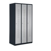Garderobenspinde ohne Unterbau Korpus Anthrazit RAL7021,...