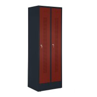 Garderobenspinde mit Sockel Korpus Anthrazit RAL7021,...