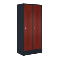 Garderobenspinde mit Sockel Korpus Anthrazit RAL7021,...
