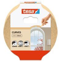 tesa KURVEN Kreppband beige 38,0 mm x 25,0 m 