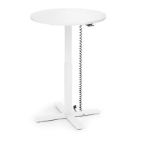 Höhenverstellbarer Schreibtisch MODUL Monosäule...