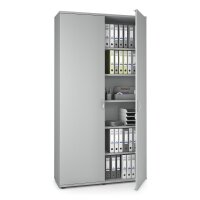 Flügeltürenschrank MULTI M pro Dekor lichtgrauB 1200 x H 2250 x T 420 mm
