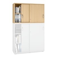 Schiebetüren-Aufsatzschrank MULTI M pro BuchedekorB...