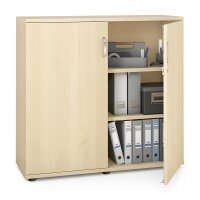 Flügeltürenschrank MULTI M pro AhorndekorB 1200 x H 1140 x T 420 mm