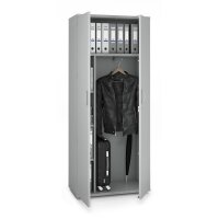 Garderobenschrank MULTI M pro Dekor lichtgrauB 800 x H...