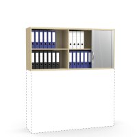 Rollladen-Aufsatzschrank MULTI M pro BuchedekorB 1600 x H 750 x T 420 mm
