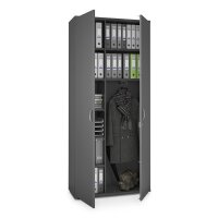 Garderobenschrank MULTI M pro Dekor anthrazitB 1000 x H...