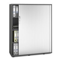 Rollladenschrank MULTI M pro Dekor anthrazitB 1200 x H 1500 x T 420 mm