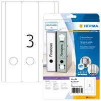 HERMA Ordneretiketten 5135 wei&szlig;, 25 Blatt