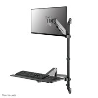 Neomounts höhenverstellbarer PC-Tisch schwarz für 