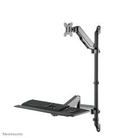 Neomounts WL90-325BL1 Sitz-Steh-Arbeitsplatz-Wand 17-32" - Gasfeder